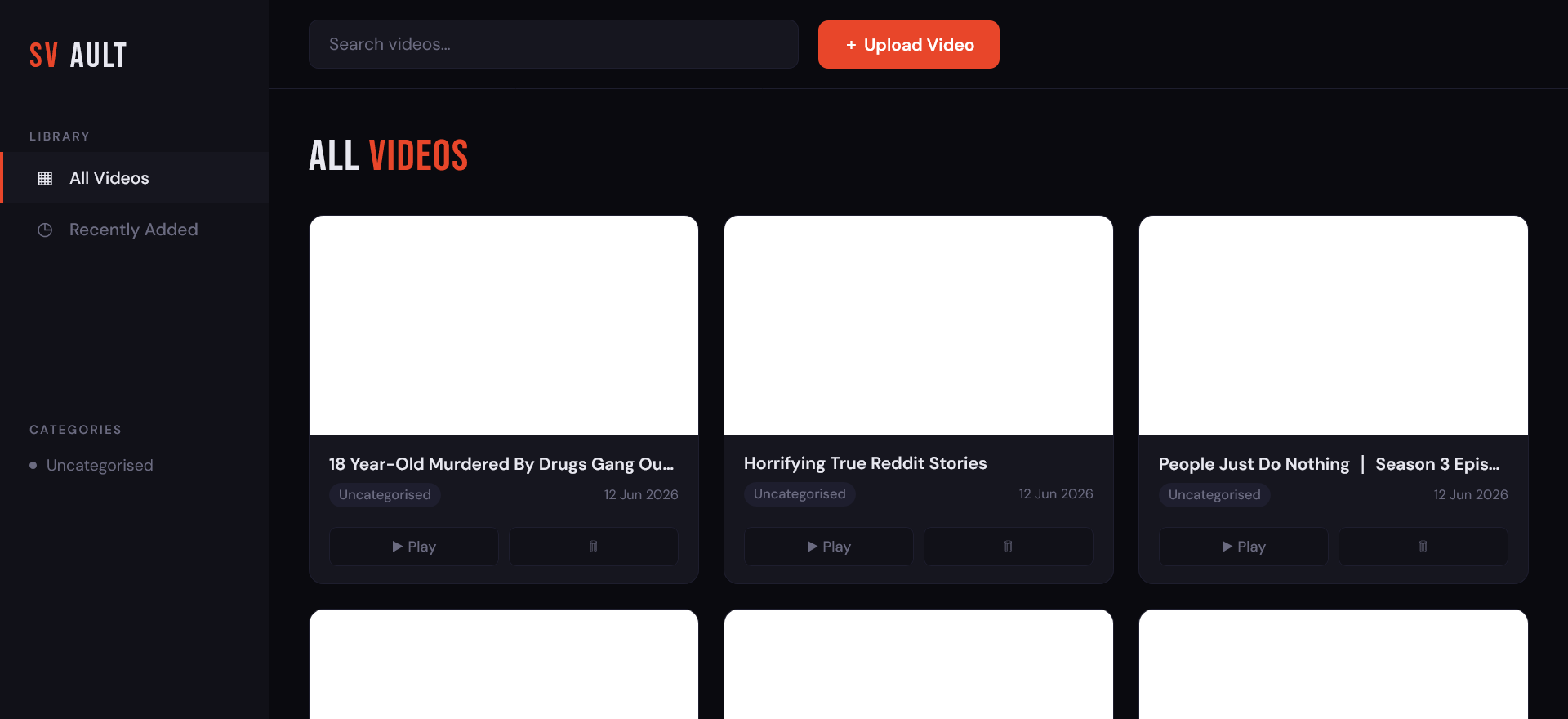 StreamVault screenshot